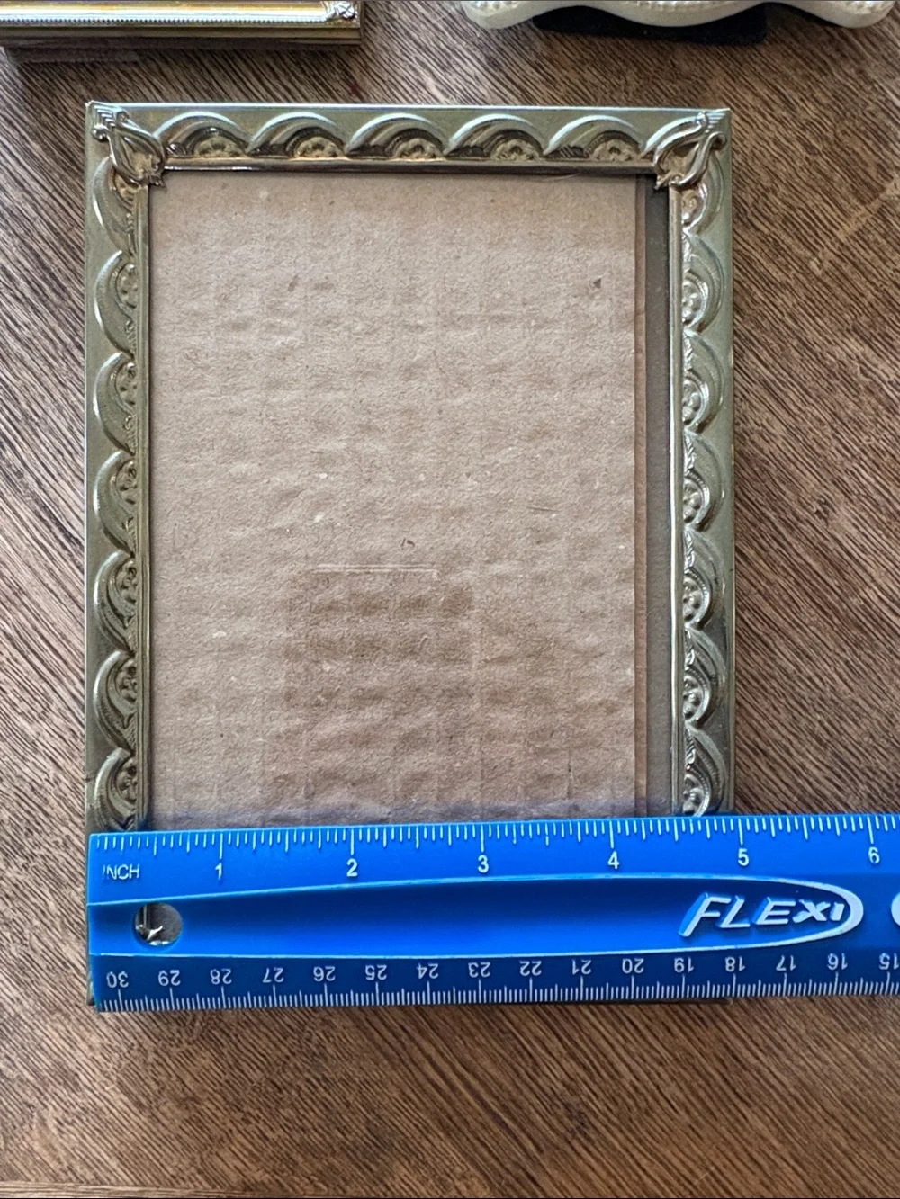 Vintage Gold and Cream Decorative Picture Frame Set